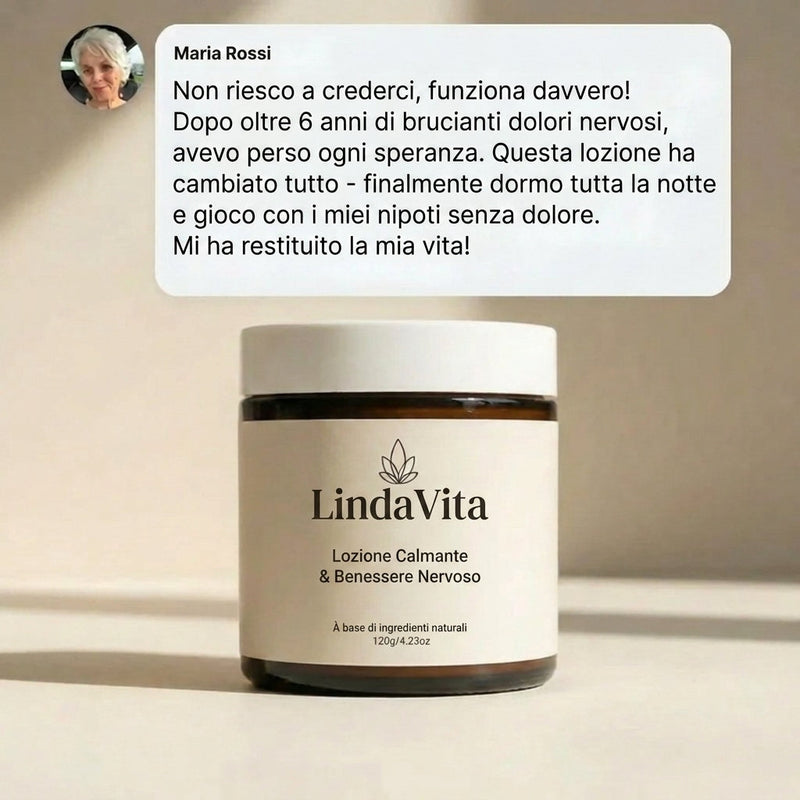 LindaVita lozione prodotto – immagine confezione
